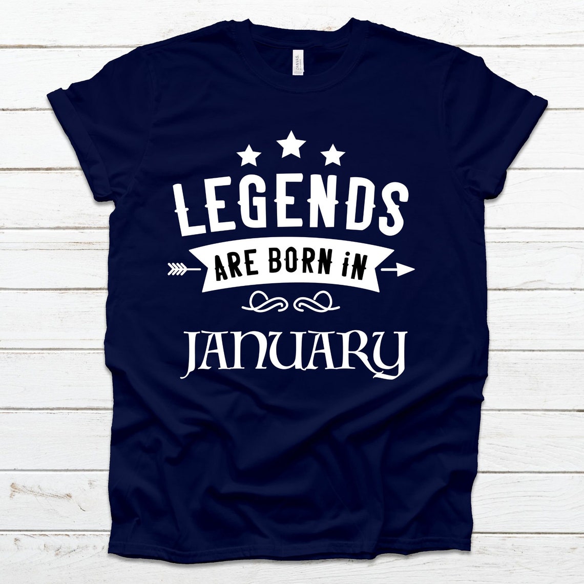 Legends Are Born In January Shirt