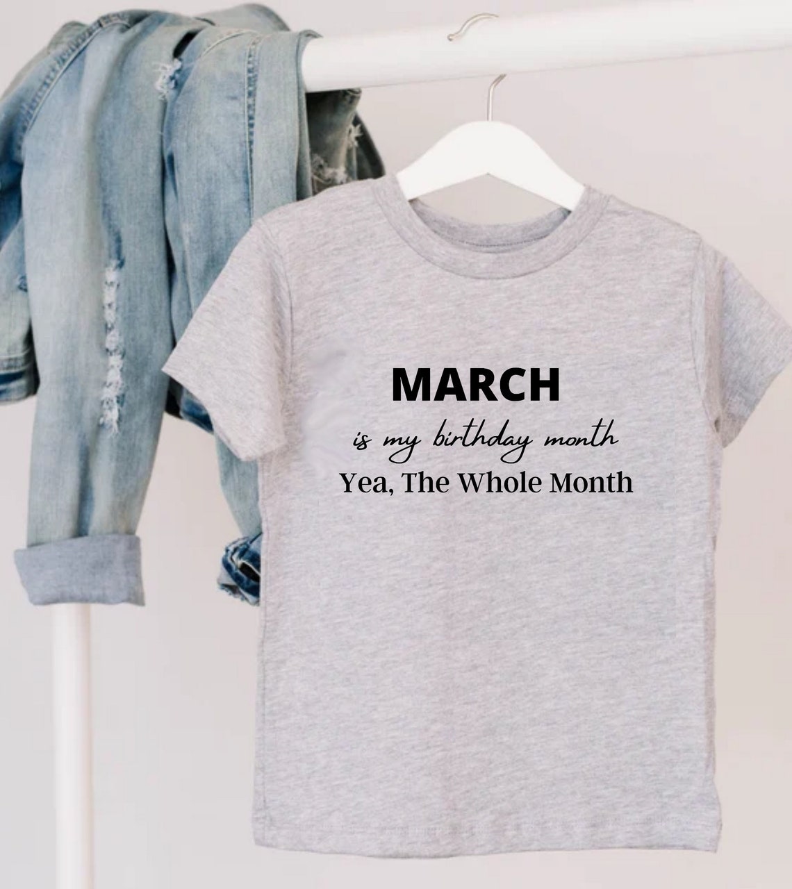 March is My Birthday Shirt, March Birthday Shirt
