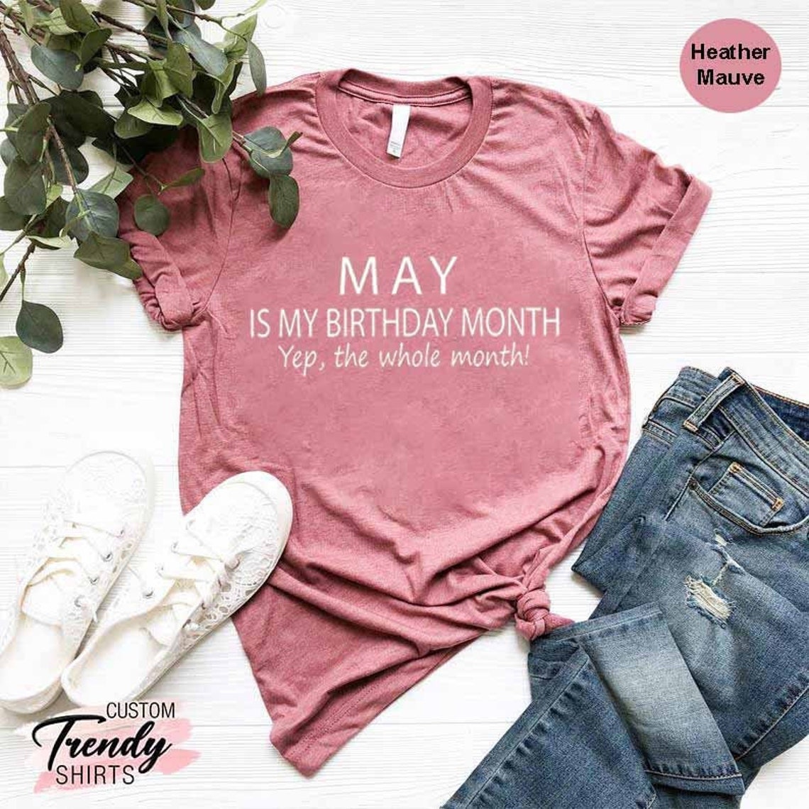 May Birthday Gift, Birthday Month Shirt, Gift For May Women