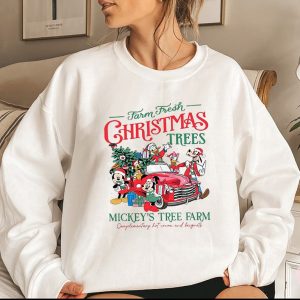 Mickey Friends Christmas Shirt, Mickey's Tree Farm Shirt, Farm Fresh Shirt, Disney Christmas Sweatshirt, Friends Christmas Sweatshirt