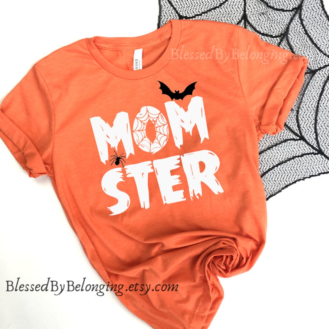 Momster Halloween T-Shirt - MOM Ster Halloween Shirt- Women's Halloween Shirt- Mom Halloween Shirt- Funny Halloween Shirt Women- Fall Shirt