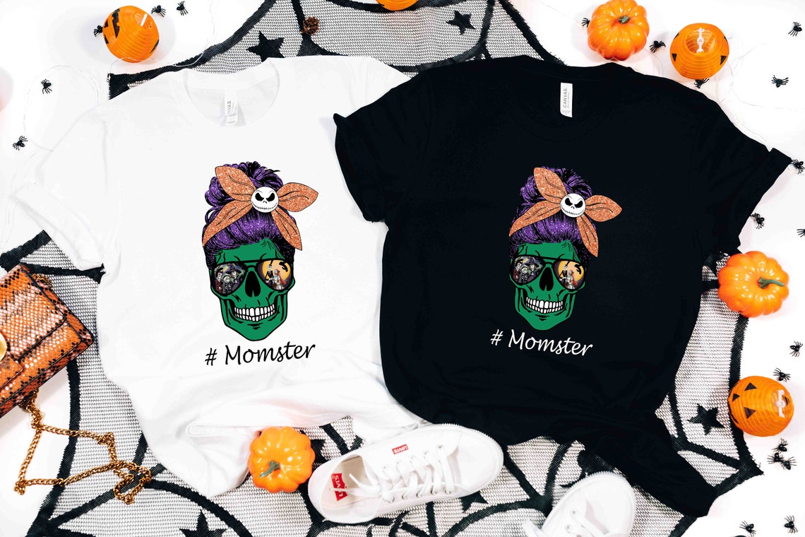 Momster Skull Shirt, Momster Halloween Shirt, Monster Shirt, Funny Halloween Shirt, Skull Shirt, Nightmare Before Christmas Gift