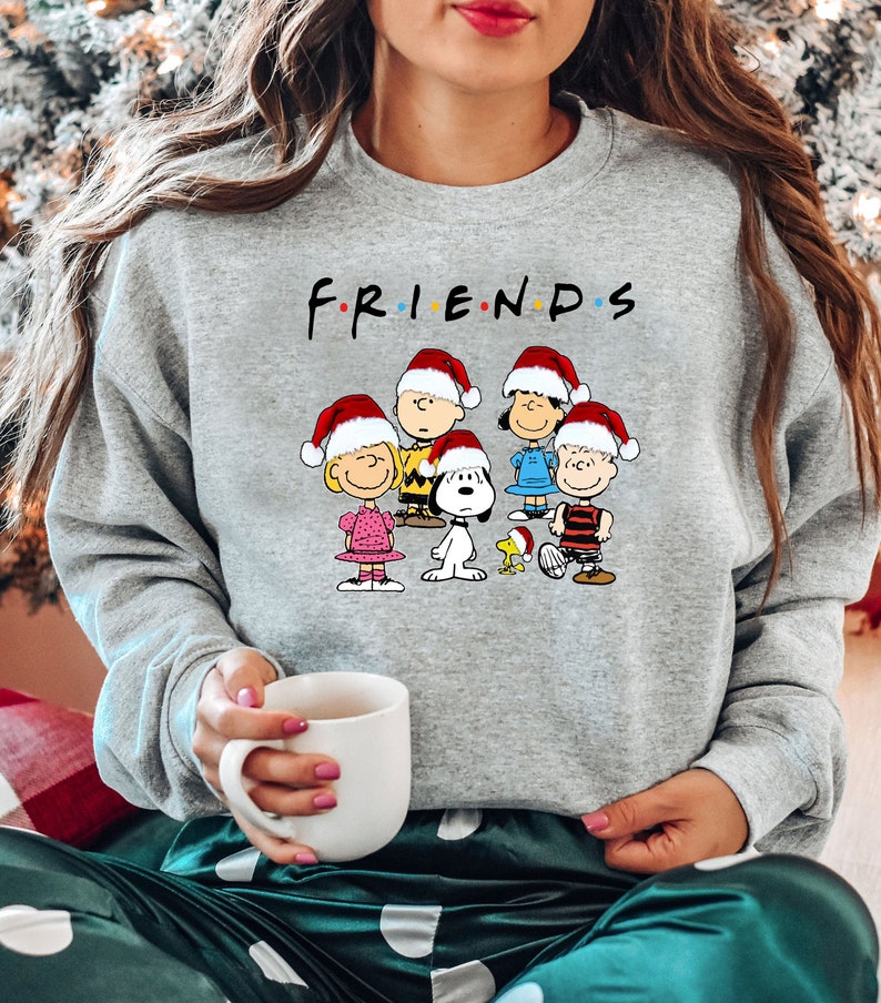 Peanut Snoopy And Friends Merry Christmas Shirt, Snoopy Christmas Shirt, Friends Christmas Shirt, Daisy Christmas Shirt, Friends Team Party