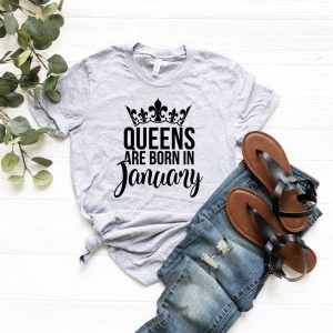 Queens Are Born in January Capricorn Birthday Gift