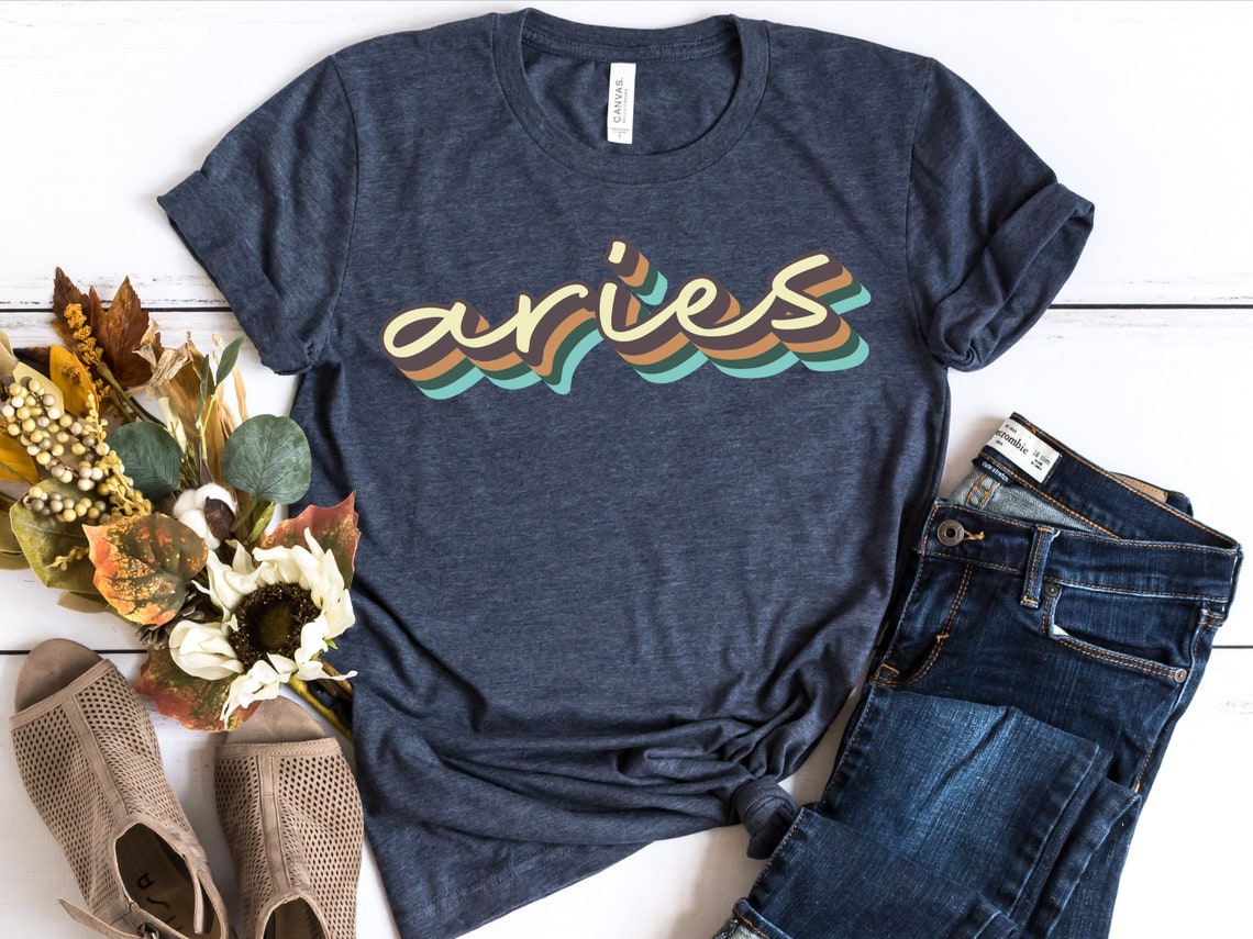 Retro Aries Shirt, Aries Shirt, Aries Horoscope