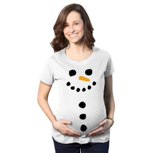 Snowman Maternity Shirt, Christmas Pregnant Shirt, Pregnancy New Mom, Xmas Baby Gift, Baby Bump Shirt, Christmas Mum To Be Gifts