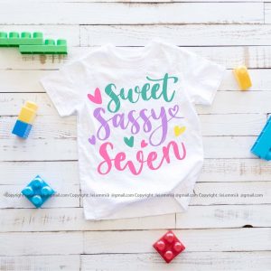 Sweet Sassy Seven, 7th Birthday Shirt