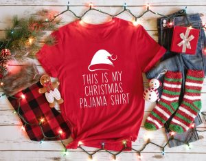 This is My Christmas Pajama Shirt, Happy New Year, Holiday Party Shirt, Christmas Shirt, Santa Shirt stirtshirt