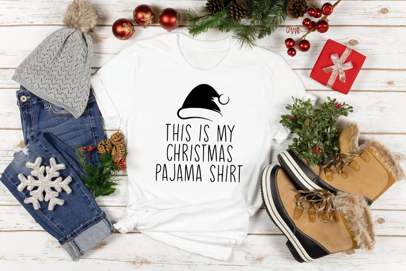 This is My Christmas Pajama Shirt, Happy New Year, Holiday Party Shirt, Christmas Shirt, Santa Shirt