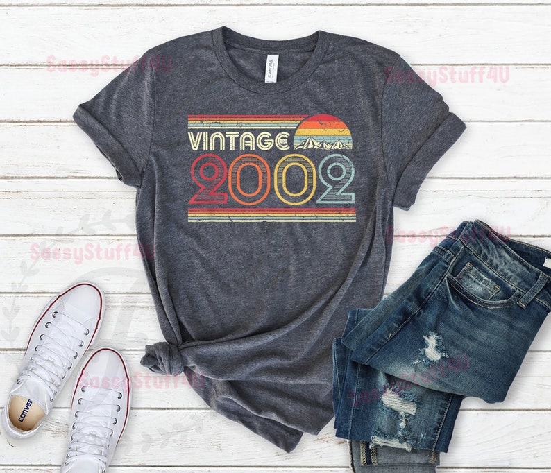 Vintage 2002 Shirt, 20th Birthday Shirt