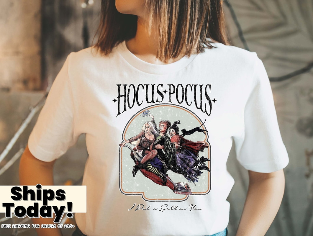 Vintage Hocus Pocus Shirt, Hocus Pocus T-Shirt, Sanderson Sisters Shirt, Halloween Party Shirts, Halloween Outfit, 2022 Halloween Shirts