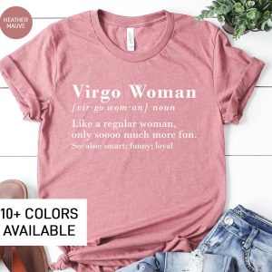 Virgo Astrology Shirt for Women Cute Virgo Birthday Gift