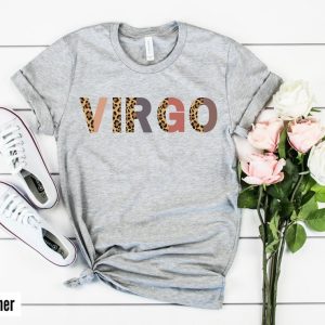 Virgo Shirt, Virgo Leopard Tee, Virgo Birthday Shirt