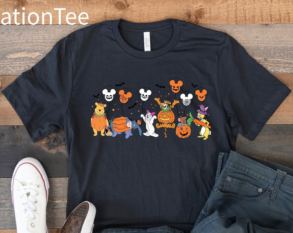 Winnie the pooh and friends Halloween Shirt Disney Shirt Personalized Gift Custom name