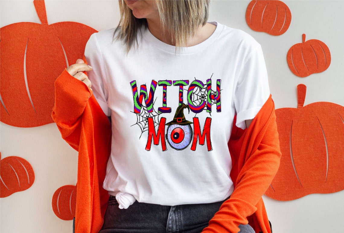 Witch Mom Shirt, Bad Witch T Shirt, Halloween Shirts, Cute Fall Women's T Shirt, Funny Halloween Tank Tops, Halloween Gift Idea For Mom