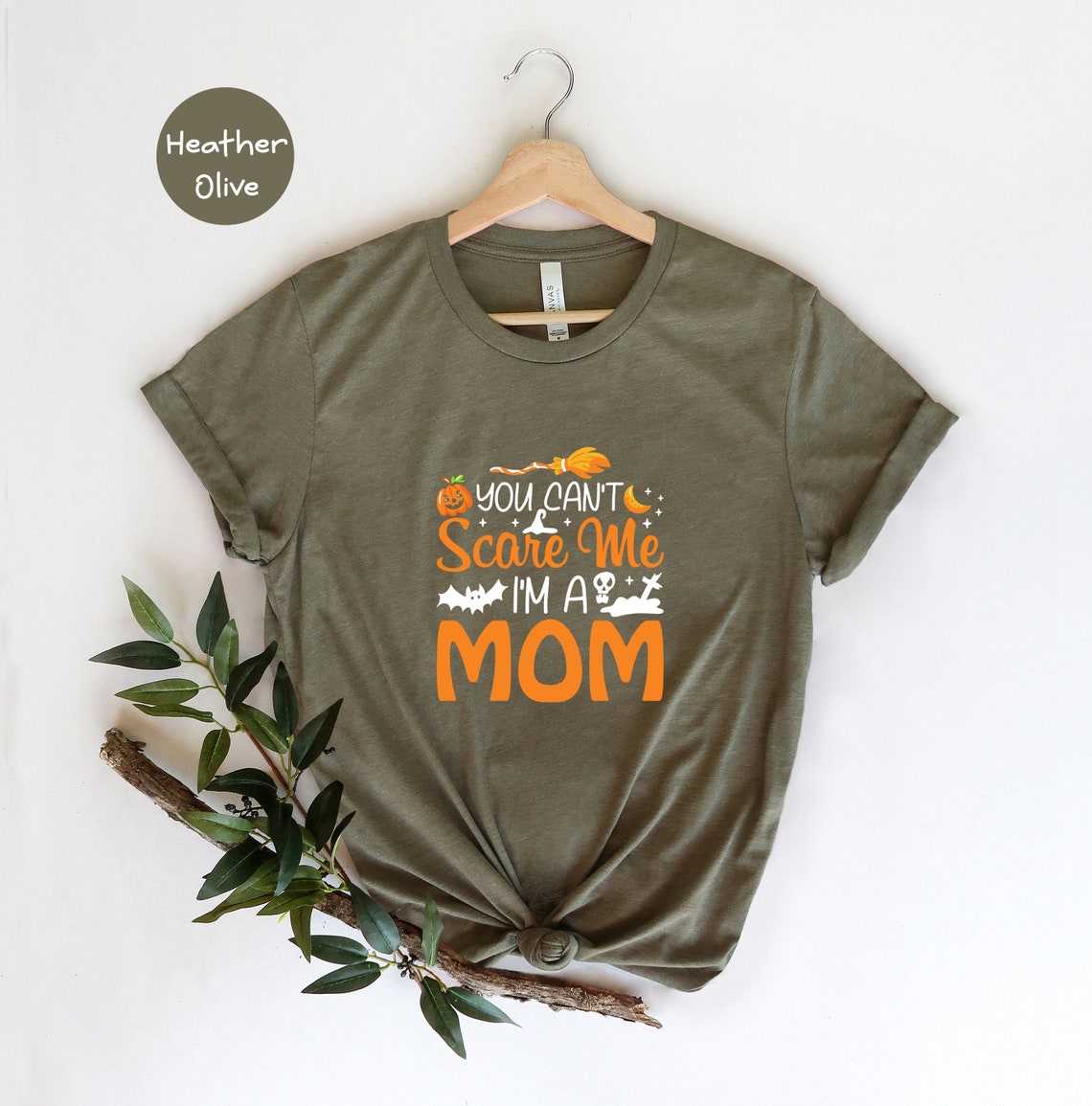 You Can't Scare Me I'm a Mom Shirt, Gift for Mom, Halloween Mom Shirt, Cute Mom Shirt, Halloween Season Shirt, Spooky Outfit