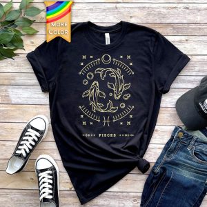 Zodiac Horoscope Shirt, Pisces Zodiac Unisex Shirt