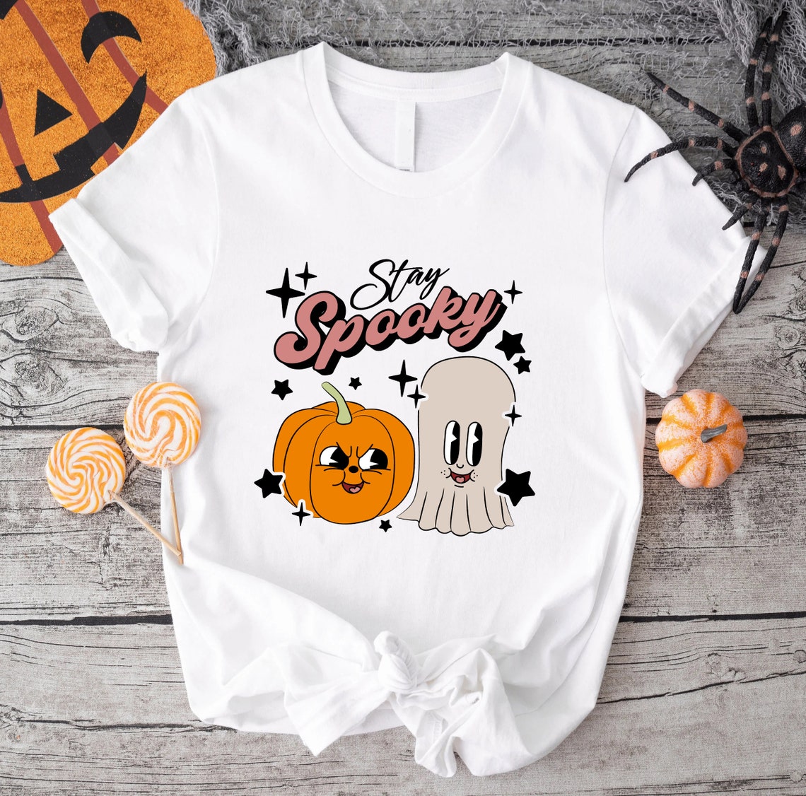 Retro Halloween t-shirt, Vintage Ghost Halloween Shirt, Retro Fall Shirt, Fall Shirt, Halloween Shirt, Spooky Season tee