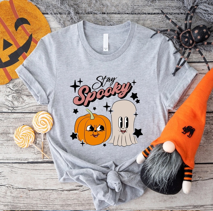 Retro Halloween t-shirt, Vintage Ghost Halloween Shirt, Retro Fall Shirt, Fall Shirt, Halloween Shirt, Spooky Season tee