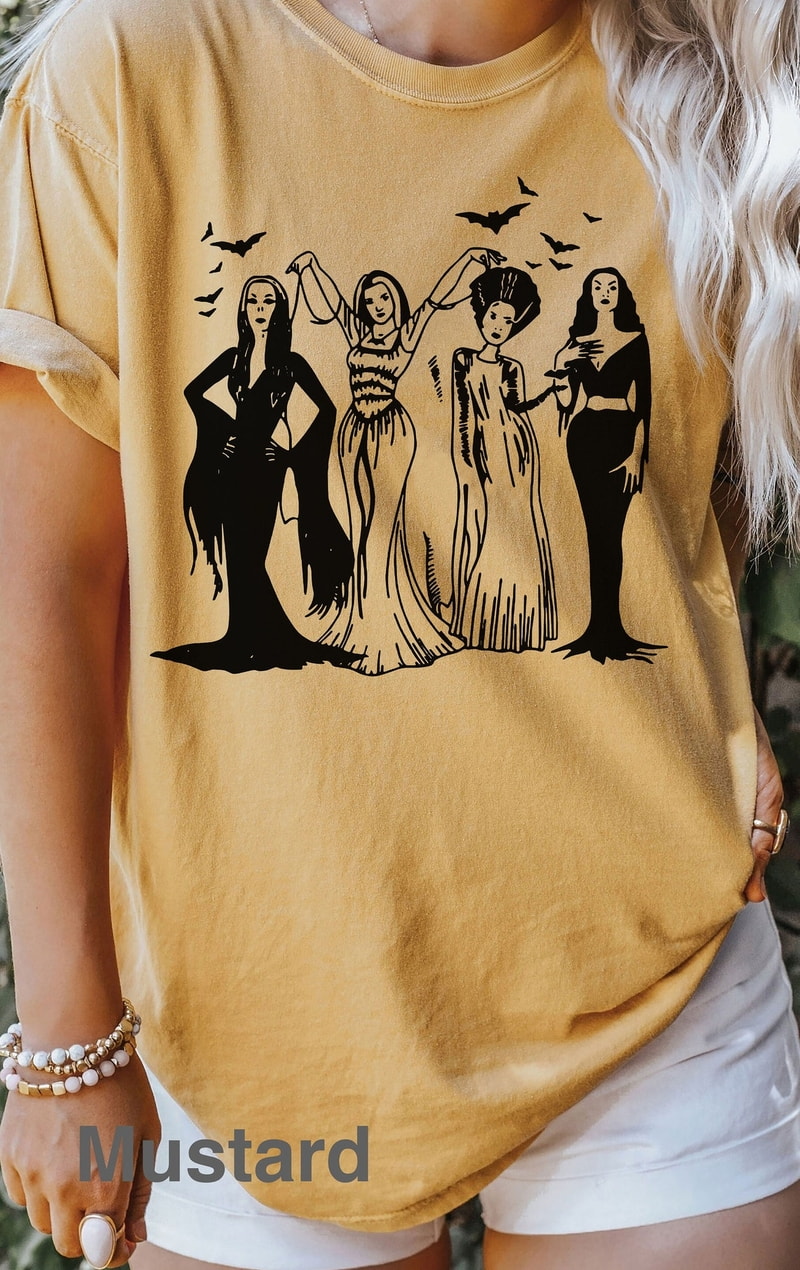 Spooky Girls tshirt, Halloween Friends Squad tshirt, Cute Halloween t-shirt, Vampire t-shirt, iprintasty halloween