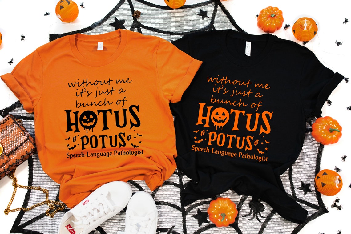 Halloween Speech Therapy Shirt, Halloween Speech Language Pathology Shirt, Hocus Pocus Shirt, SLP Gift, Halloween SLP Shirt