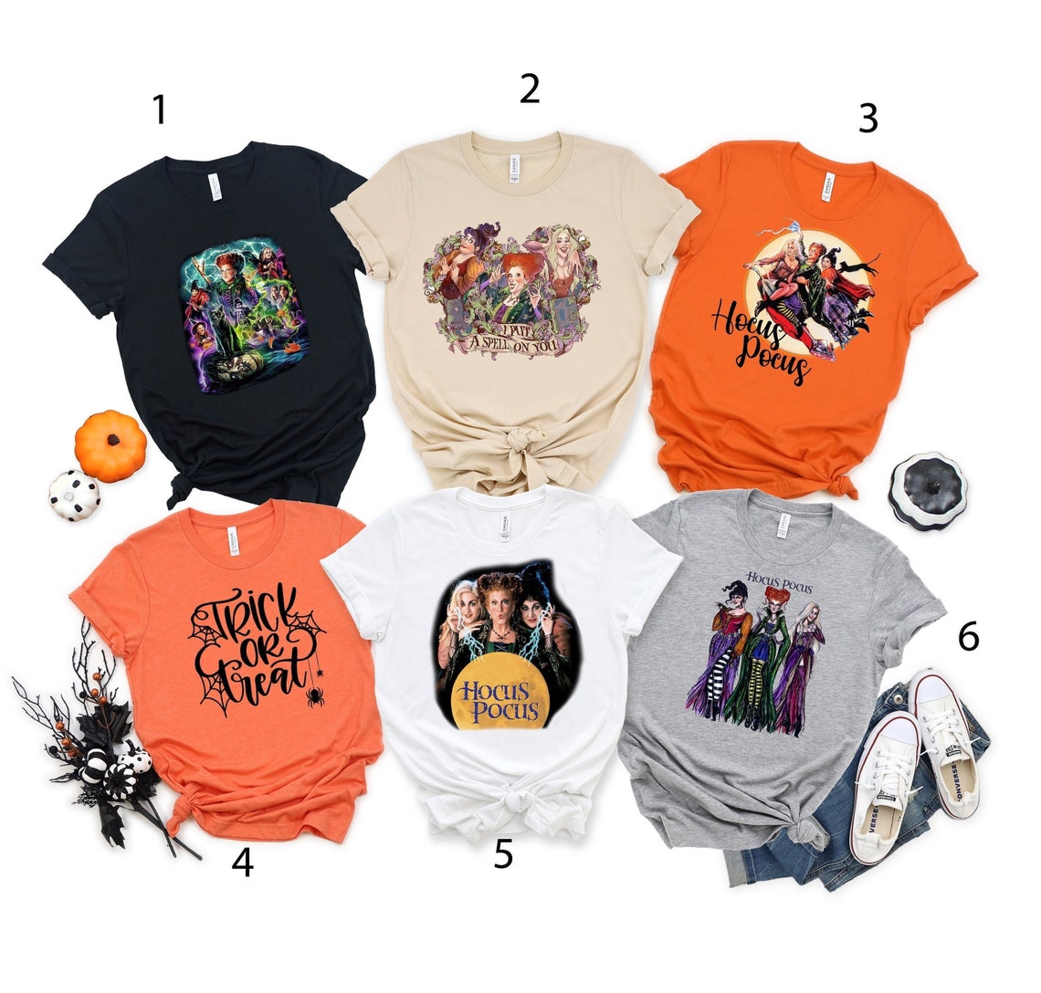 Hocus Pocus Shirt, Sanderson Sisters Shirt, Halloween Vintage Shirt, Disney Halloween Shirt, Halloween Shirts, Halloween Party Shirt, Witch