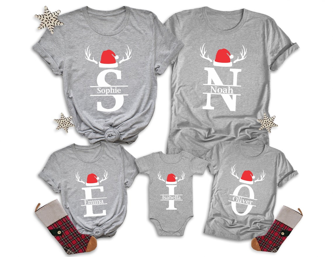 Matching Family Christmas Shirts, Christmas Shirts,Custom Family Shirts,Family Photoshoot Shirts,Personalized Christmas Gift,Christmas Gifts