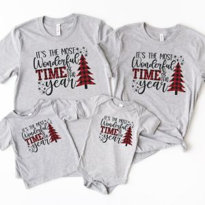 It's The Most Wonderful Time Of The Year Shirt, Christmas Shirt, Gift For Christmas, Family Christmas Shirts, Xmas shirt, Christmas T-Shirt
