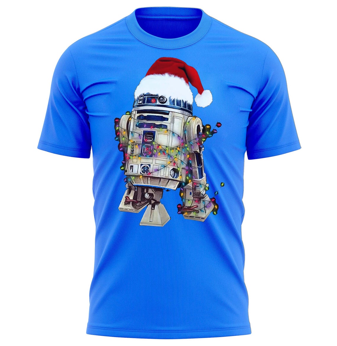 R2D2 Christmas Lights T-Shirt Xmas Tee Shirt Gift Present