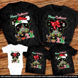 2022 Mickey’s Very Merry Christmas Party Family Shirts Magic Kingdom Matching Christmas Group shirts Disney World or Disneyland Christmas
