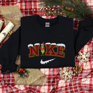 Grinch Christmas Snow Sweatshirt, Grinch Sweatshirts, Cute Christmas Sweatshirt, Santa Grinch Christmas Sweatshirt, Hoodie, T-Shirt
