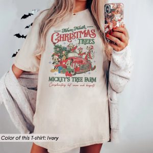 Retro Disney Farm Fresh Shirt, Mickey's Tree Farm , Mickey And Friends Christmas , Christmas Disney Family, Christmas Gift