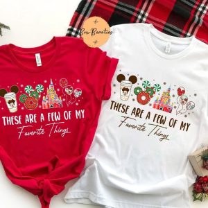 These Are a Few of my Favorite Things Disney Christmas, Mickey Ears Christmas shirt, Disney Family Christmas shirt, Disneyland Shirt