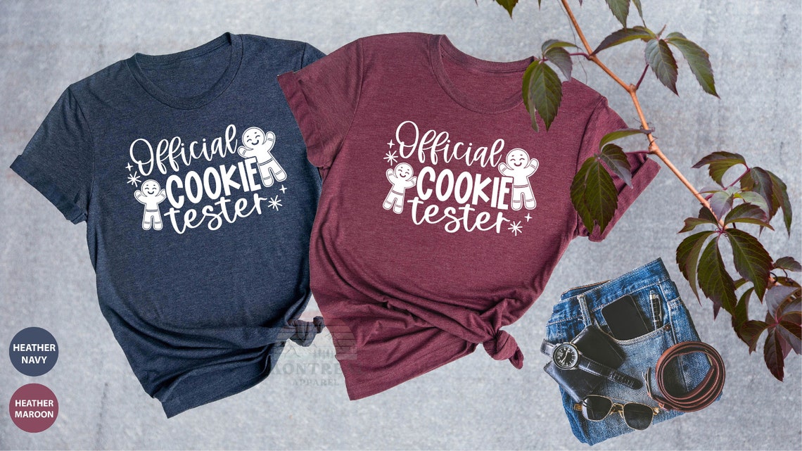 Official Cookie Tester Shirt, Merry Christmas Shirt, Christmas Shirt, Deer Couple Shirt, Christmas Vacation Shirt, Holiday Tee