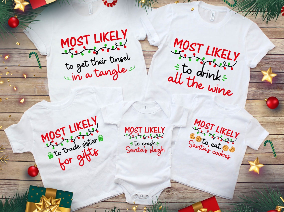 Most likely to christmas SVG, Most Likely to SVG, Funny Christmas SVG