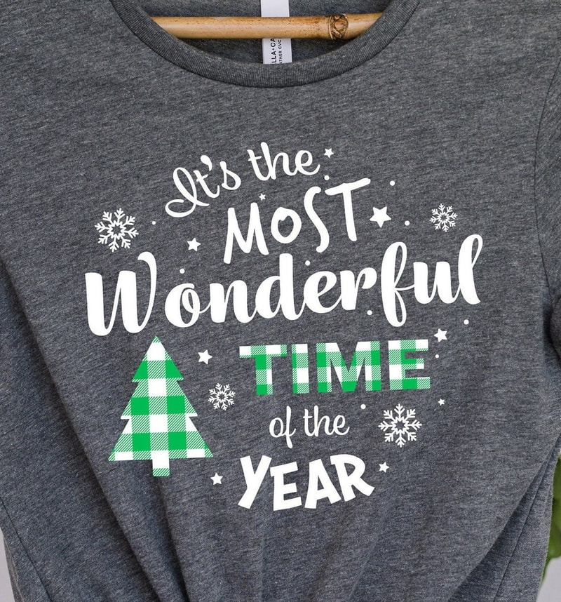 Christmas, Christmas t-shirt, Wonderful Shirt, Wonderful Time Shirt, Year Christmas Shirt, Women Christmas Shirt, 2023, Cute Christmas shirt