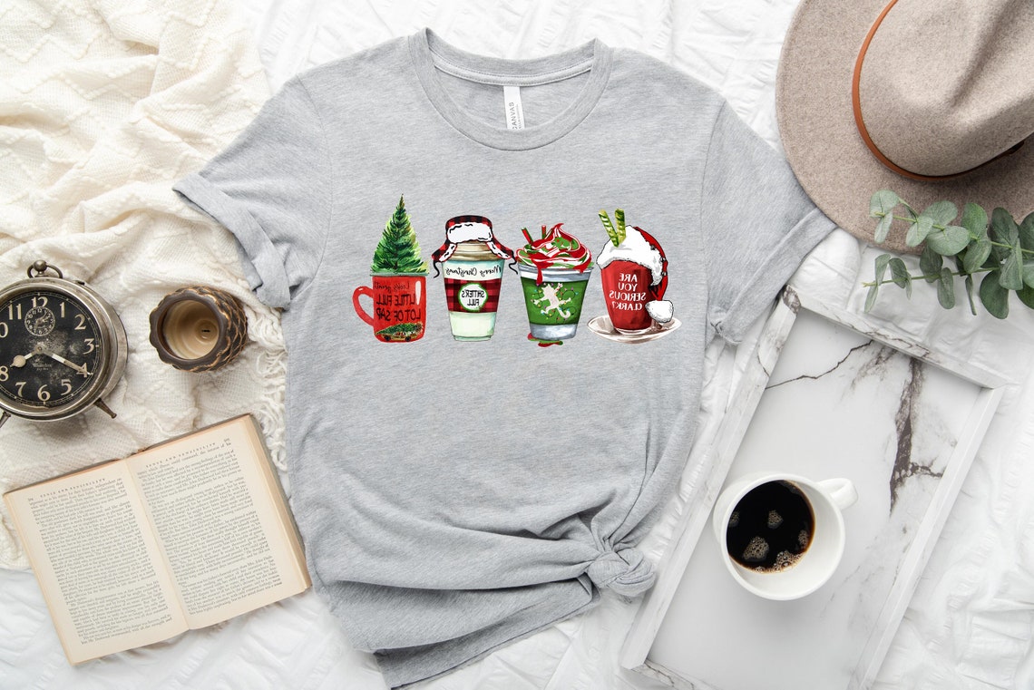 Family Christmas Vacation Coffee Cups Shirt, Christmas Vacation T-Shirt, Family Vacation Tee, Matching Family Christmas