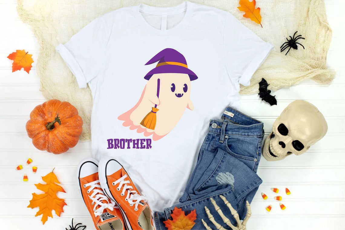 Personalization Halloween Family Shirts, Halloween Ghost Shirt, Halloween Party Shirt, Halloween Shirt, Ghost Family Matching Shirt