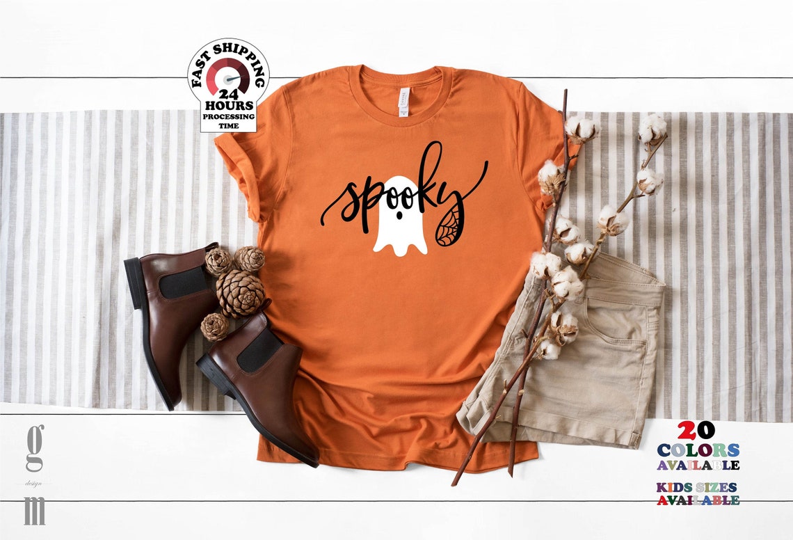 Spooky Shirt, CuHalloween Shirt, Halloween Shirt Women, Halloween Shirt, Ghost, Scary Shirt, Halloween Shirt Mom