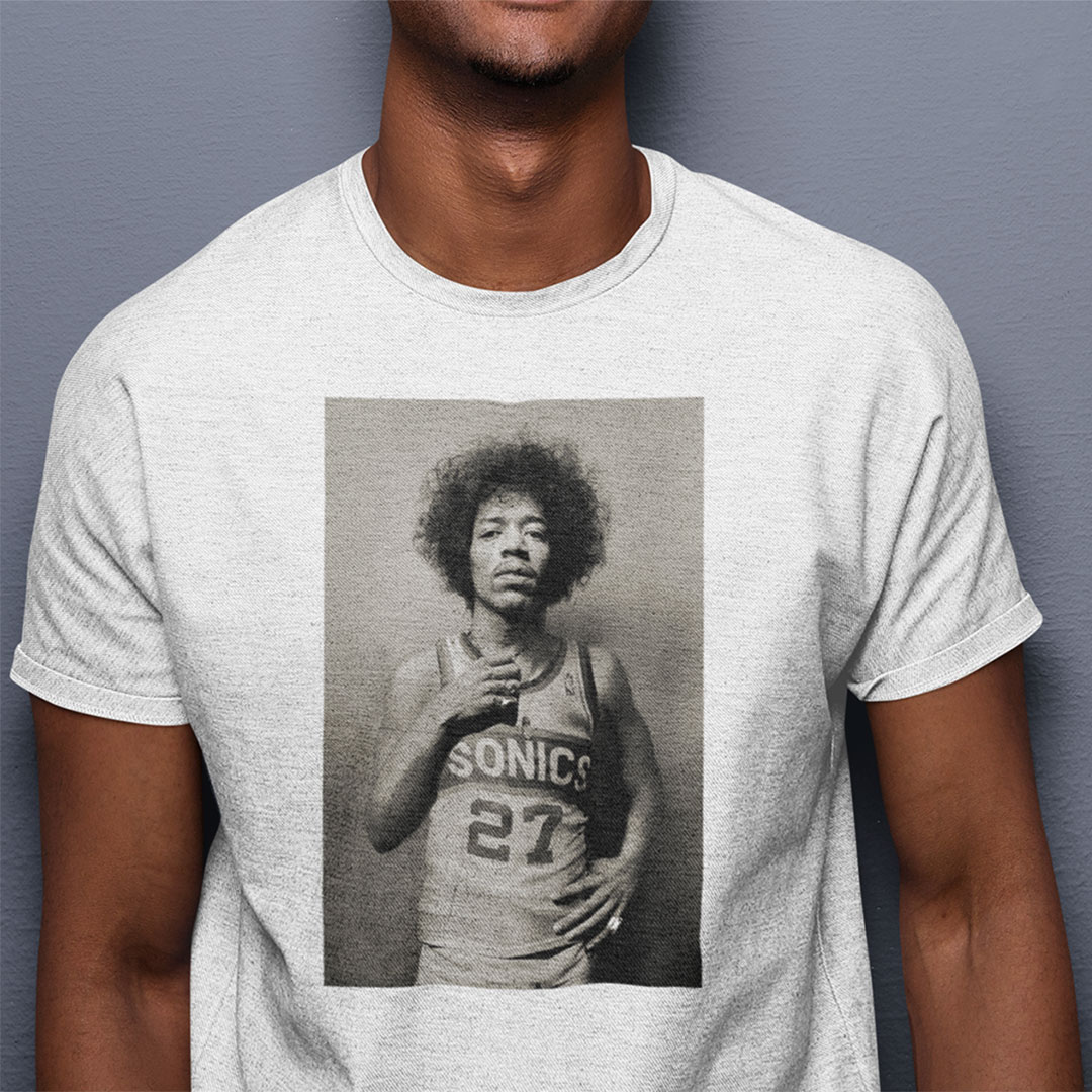 Jimi Hendrix Sonics T Shirt Klay Thompson
