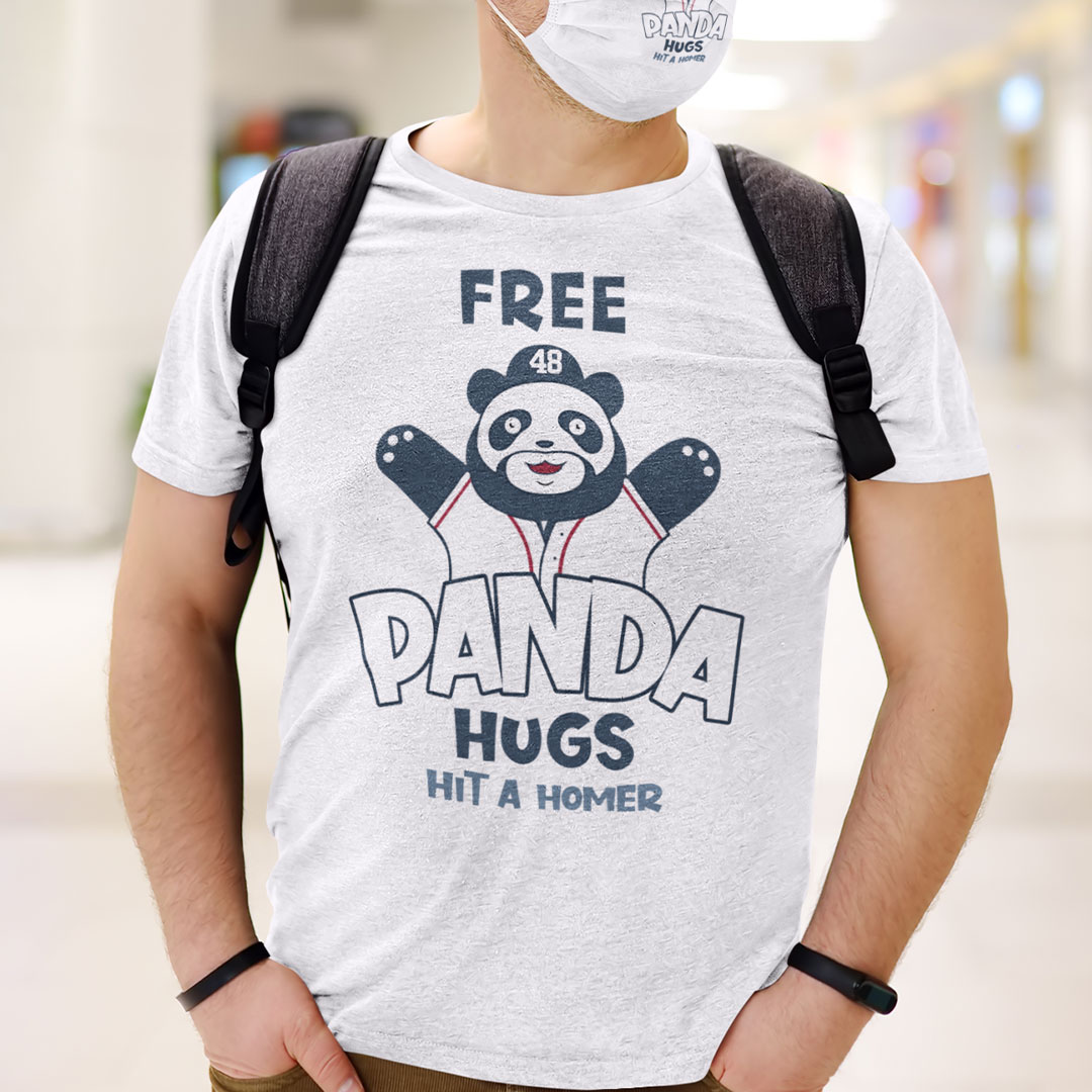 Free Panda Hugs Braves Shirt