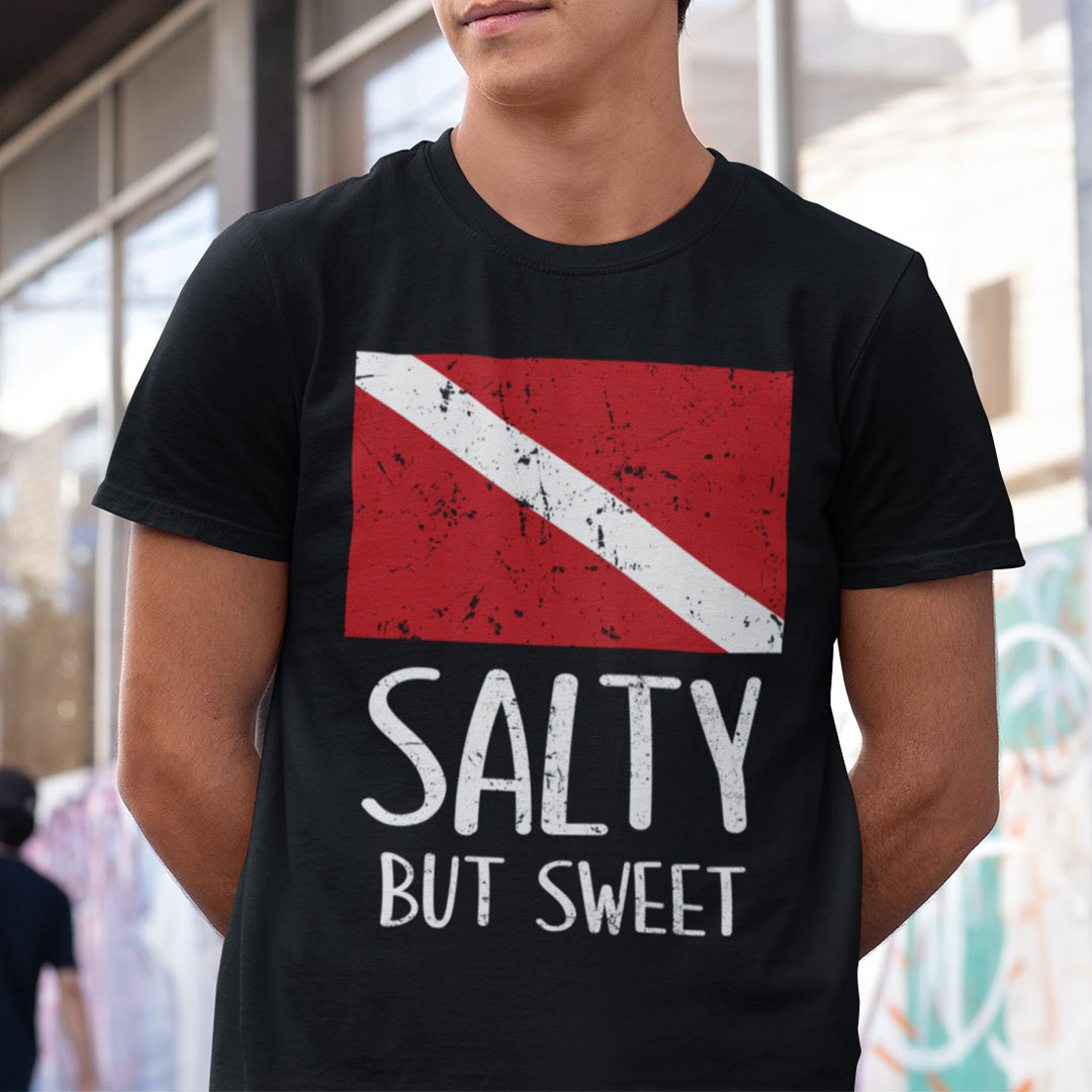 Salty But Sweet Dive Flag Shirt