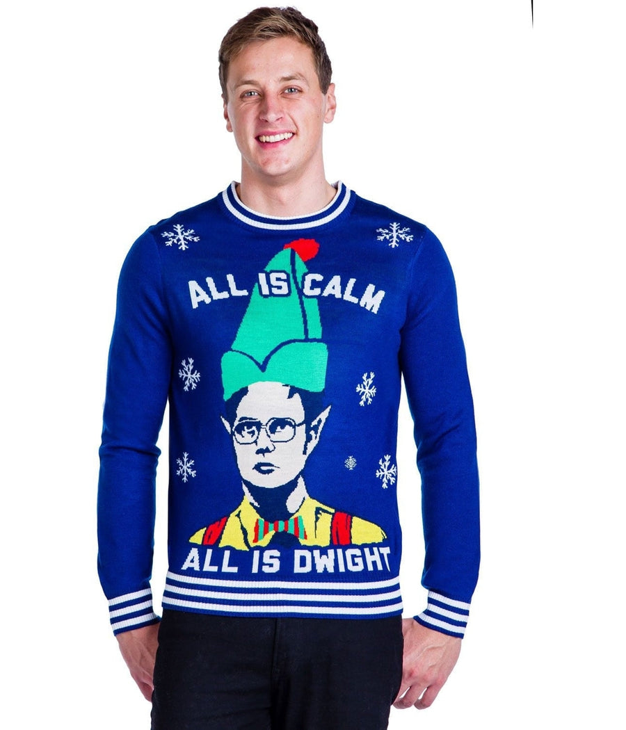 MEN'S ALL IS CALM ALL IS DWIGHT SWEATER