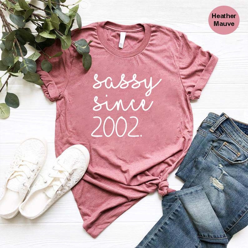 20th Birthday Gift For Her, Sassy Since 2002