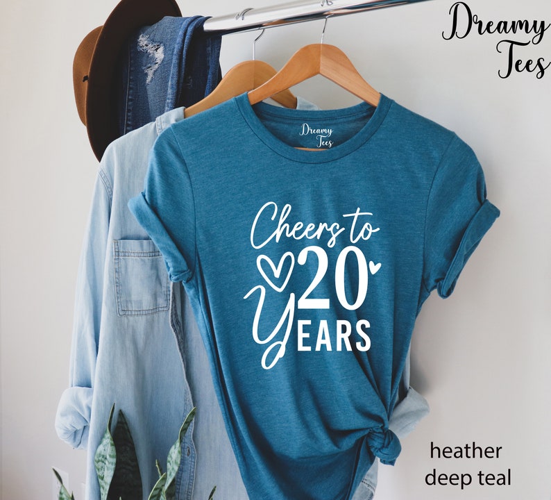 20th Birthday Shirt, Cheers to 20 Years