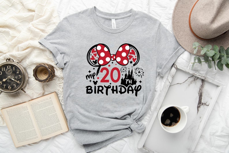 20th Birthday Shirt, Disney Birthday Minnie