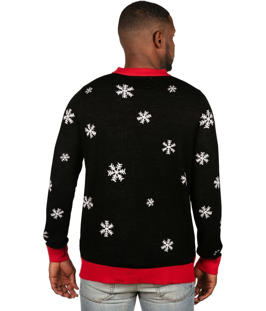 MEN'S LEAKY ROOF LIGHT UP UGLY CHRISTMAS SWEATER
