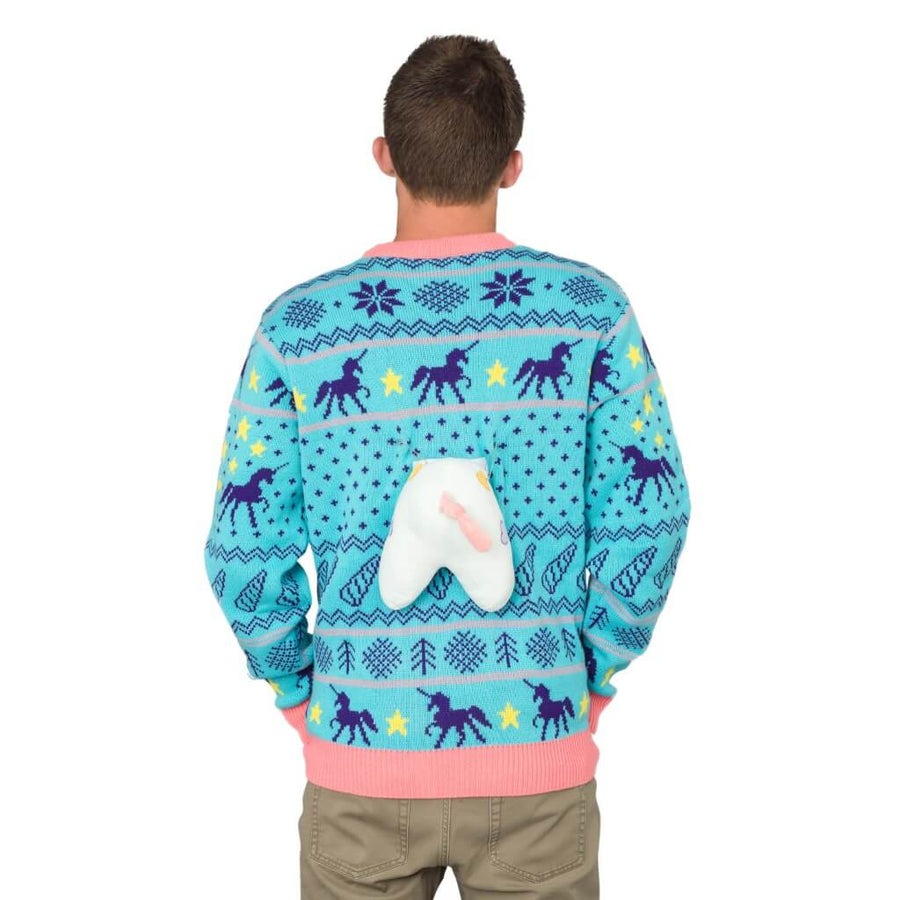 3D Unicorn Ugly Christmas Sweater