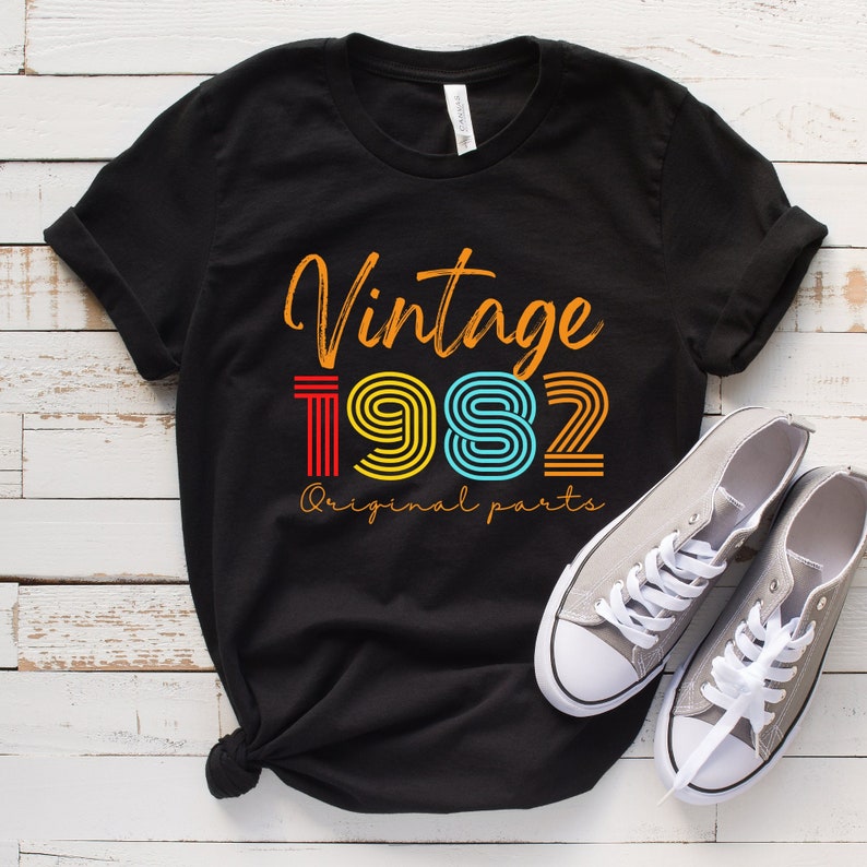 40th Birthday Gift Shirt, 1982 Vintage Tee