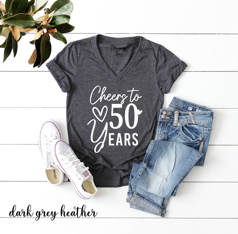 50th Birthday Shirt, Cheers to 50 Years
